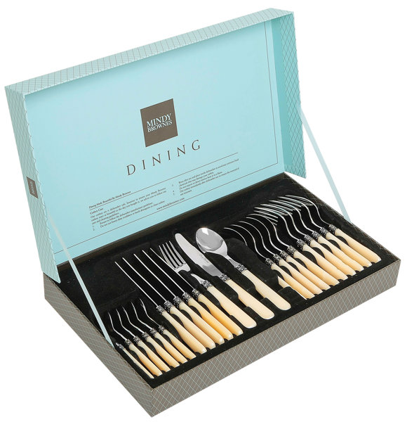 Mindy Brownes 24 Piece Vintage Cutlery Set, Service for 6 Wayfair.co.uk